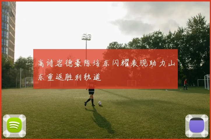 高诗岩德豪陈培东闪耀表现助力山东重返胜利轨道